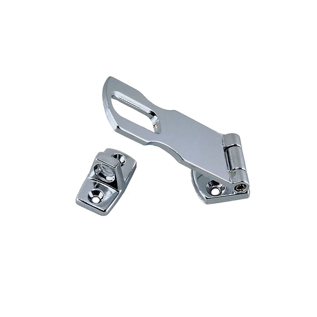 Perko 1198DP3CHR Chrome-Plated Hasp - 3-3/4" Length x 1" Width x 1/4" Padlock Clearance