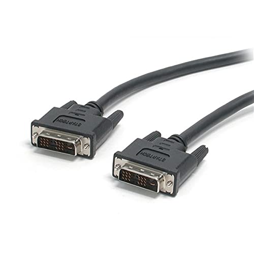 StarTech.com DVI Cable - 10 ft - Single Link - Male to Male Cable - 1920x1200 - DVI-D Cable - Computer Monitor Cable - DVI Cord - DVI to DVI Cable (DVIDSMM10) 10 ft / 3m
