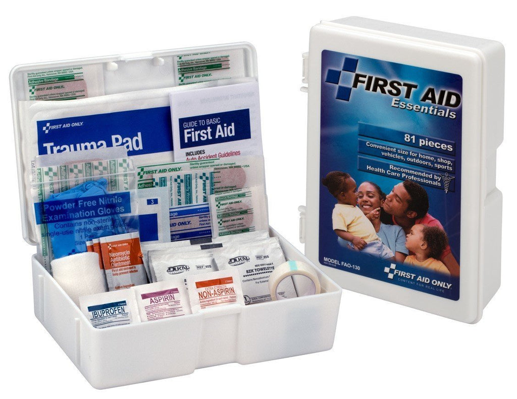 First Aid Only All-purpose First Aid Kit, 81-Piece Kit (Pack of 3)