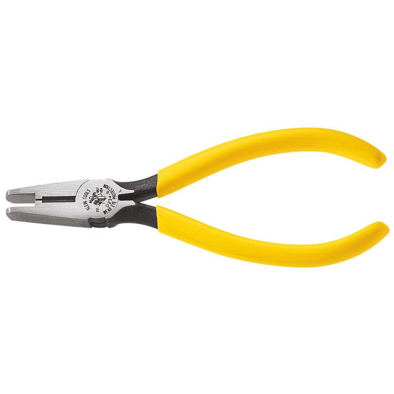 Klein Tools D234-6C IDC Connector Crimping Pliers with Induction Hardened Knives, Hot-Riveted Joint and Curved Handles Spring Loaded