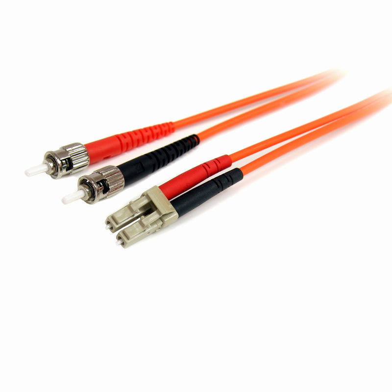 StarTech.com 3m Fiber Optic Cable - Multimode Duplex 62.5/125 - LSZH - OM1 - LC to ST Cat6 Patch Cable (FIBLCST3)