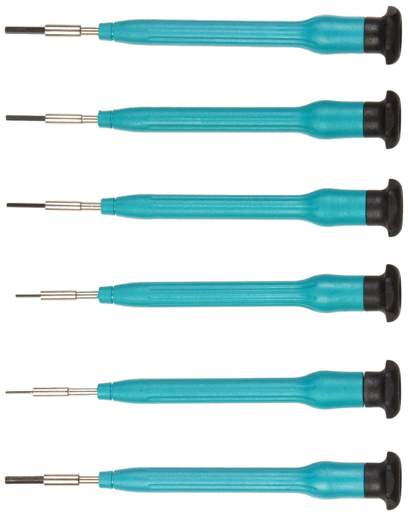Moody Tools 58-0349 6-Piece Fixed Esd-Safe (Short) Hex Driver Set