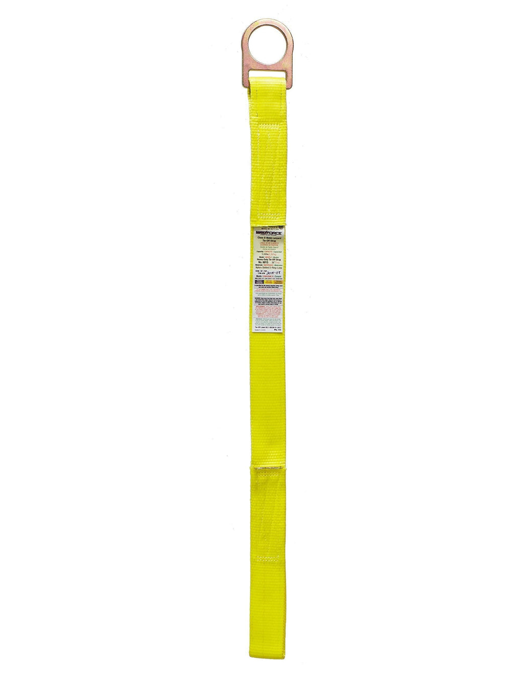 6015 Super Anchor Safety Tie-Off Strap with D-Ring & Loop End, 36"