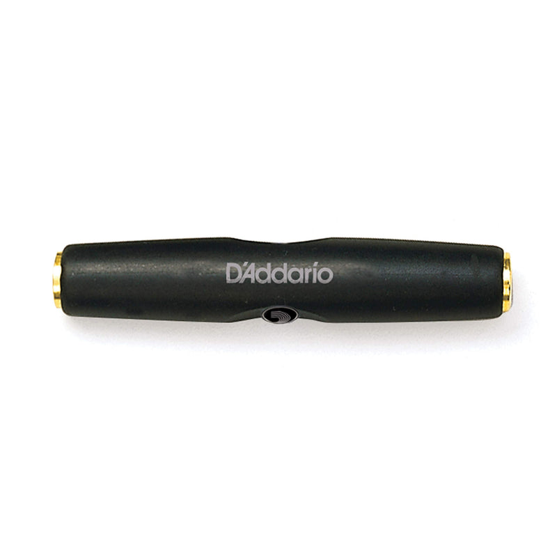 Dâ€™Addario PW-P047T Â¼â€ Female to Â¼â€ Female Stereo Adapter â€“ Extend the Length of 1/4â€ Cables â€“ High Quality Conductors Provide Convenience, Maximum Power and Clean Signal Transfer