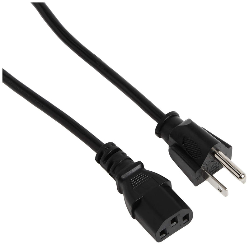StarTech.com 10 Ft Standard Computer Power Cord (NEMA 5-15P to IEC 320 C13) - 18 AWG Replacement AC Power Cable for PC or Monitor - 125V, 10A (PXT101_10) 10 ft/3 m 1 Pack
