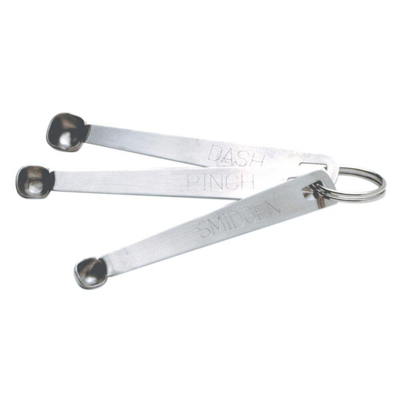 Norpro Mini Measuring Spoons Set Includes Dash/Pinch/Smidgen, Silver 1