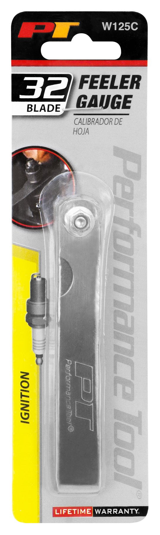 Performance Tool W125C Thickness Gauge 32-Blade Feeler Gauge