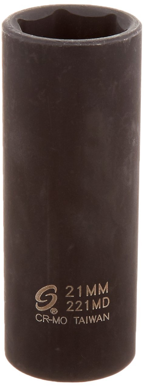 Sunex 221md 1/2-Inch Drive 21-mm Deep Impact Socket
