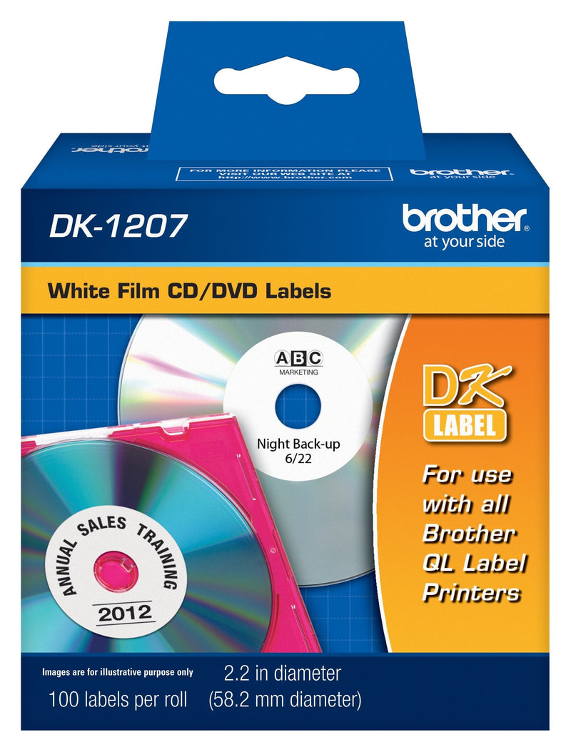 Brother DK-1207 CD/DVD Label Roll