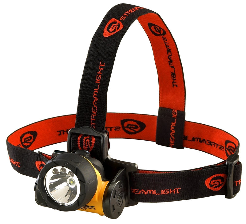 STREAMLIGHT - 4004664 Streamlight 61050 Trident Super-Bright LED Multi-Purpose Headlamp, Yellow - 80 Lumens Div 2