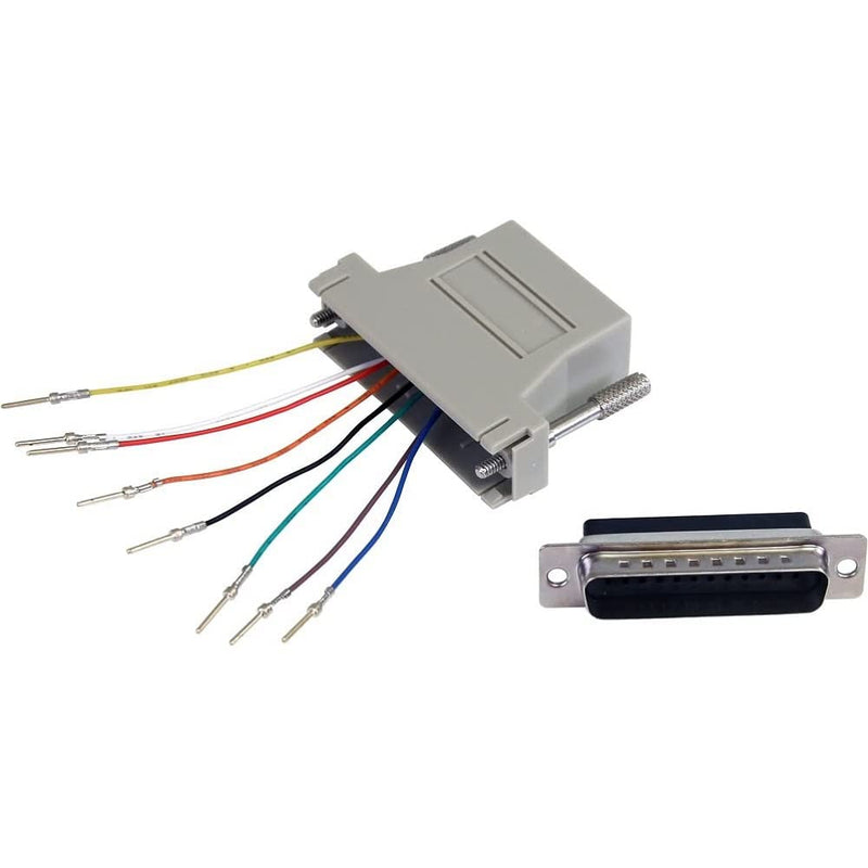 StarTech.com DB25 to RJ45 Modular Adapter - M/F - Serial adapter - DB-25 (M) to RJ-45 (F) (GC258MF)
