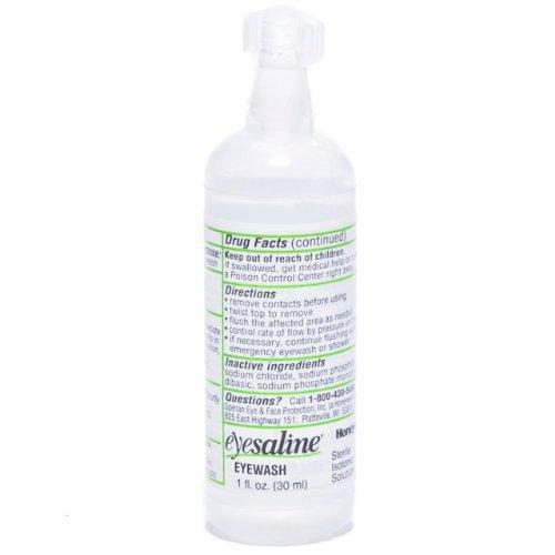 Honeywell 32-000451-0000 Eye Saline Personal Eyewash, 1 Ounce