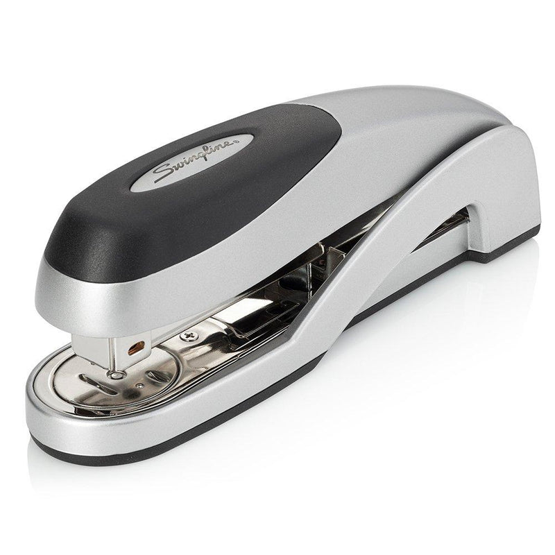 Swingline Stapler, Optima Full Size Desktop Stapler, 25 Sheet Capacity, Jam Free, Desk, Silver (87801)