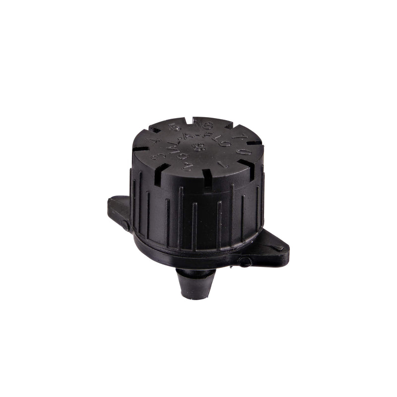 Raindrip 157050B Adjustable Flow Bubbler, Non-Pressure Compensating Emitters, Black