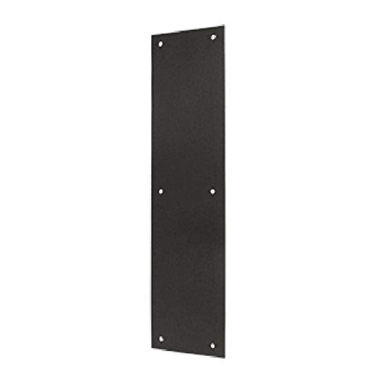 Deltana PP3515U10B 3 1/2-Inch x 15-Inch Solid Brass Push Plate Oil-Rubbed Bronze