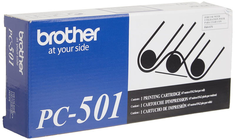 Brother PC501 PPF Print Cartridge - 150 Pages - Retail Packaging Black