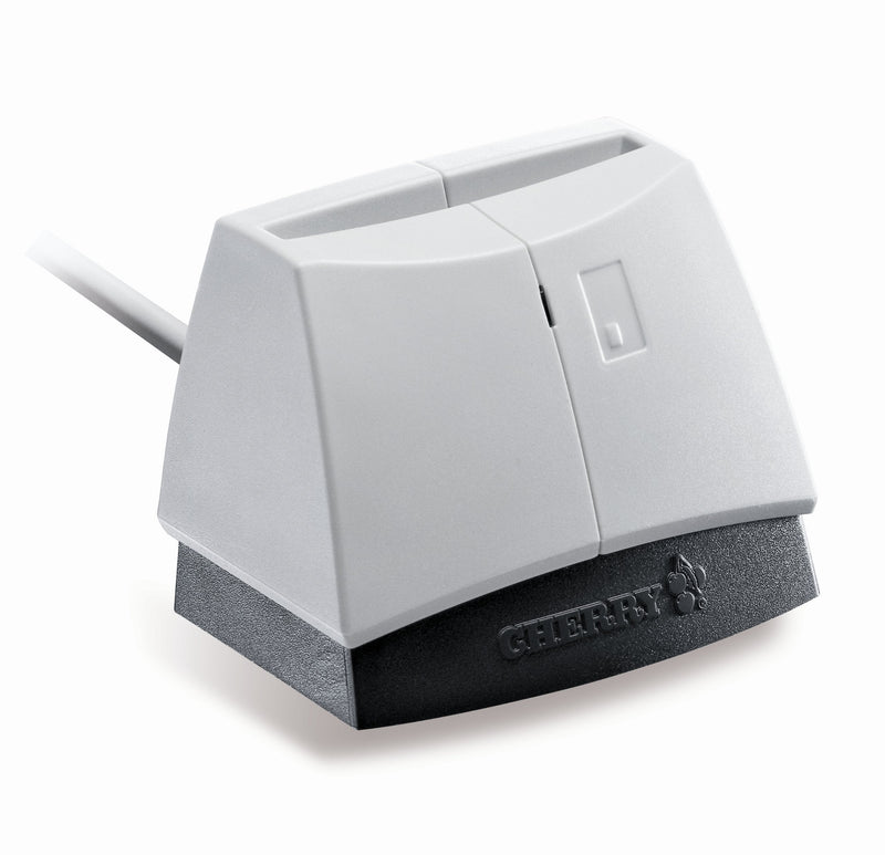 Cherry AP POS ST-1044UB Desktop PC/SC Smart Card Reader with USB Interface, 100 mA Input Current, Black/Light Gray