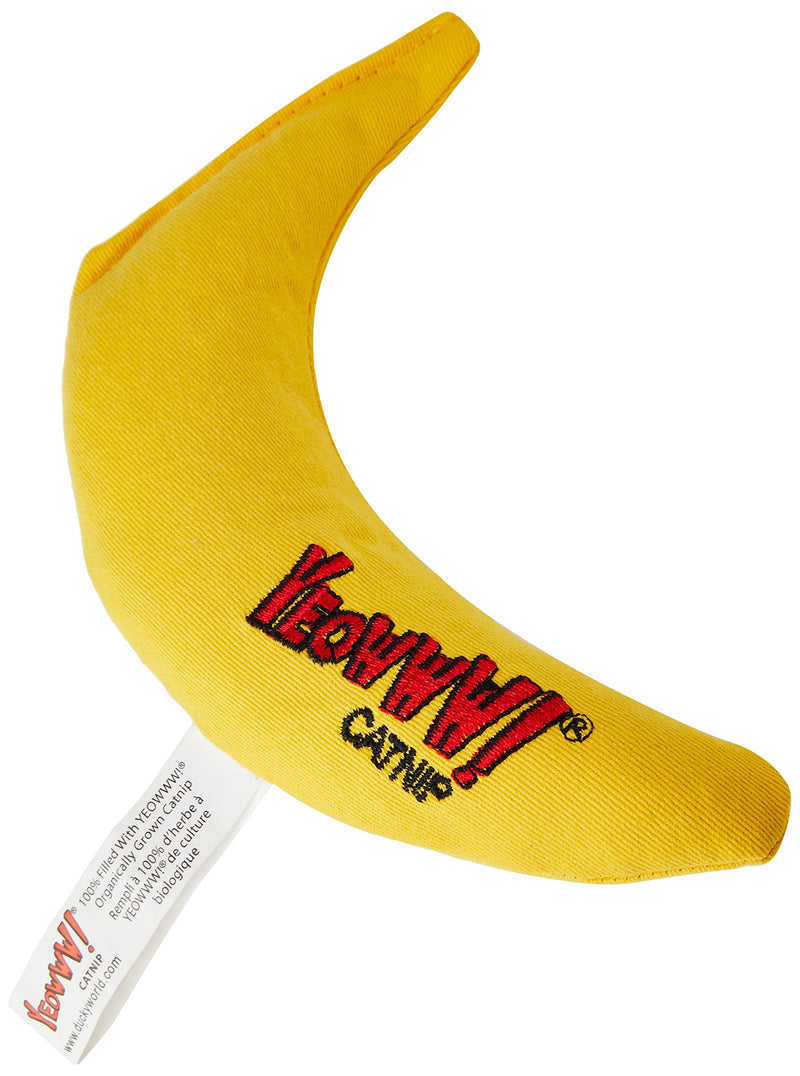 Catnip Toy, Yellow Banana