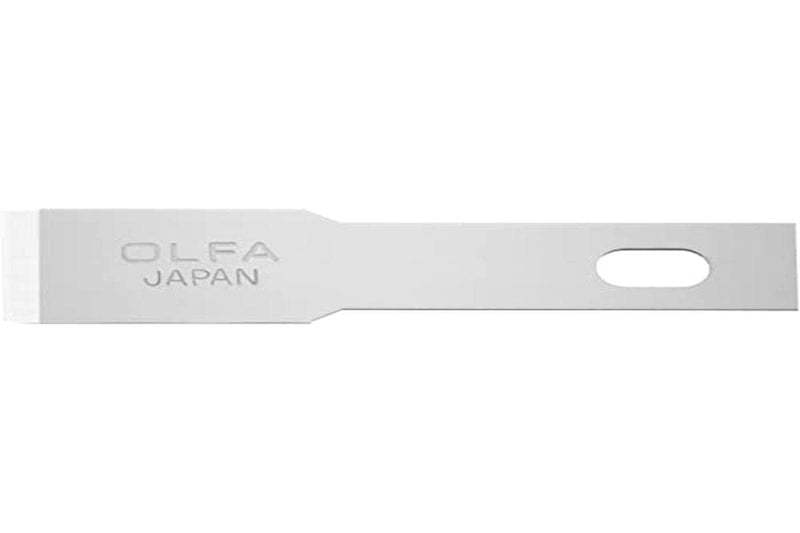OLFA 8mm Chisel Art Knife Blade Set, 5 Blades (KB4-F/5) - Precision Hobby Craft Knife Replacement Chisel Blade Kit for Plastic, Wood, Film, Fits Most 8mm Art Knives