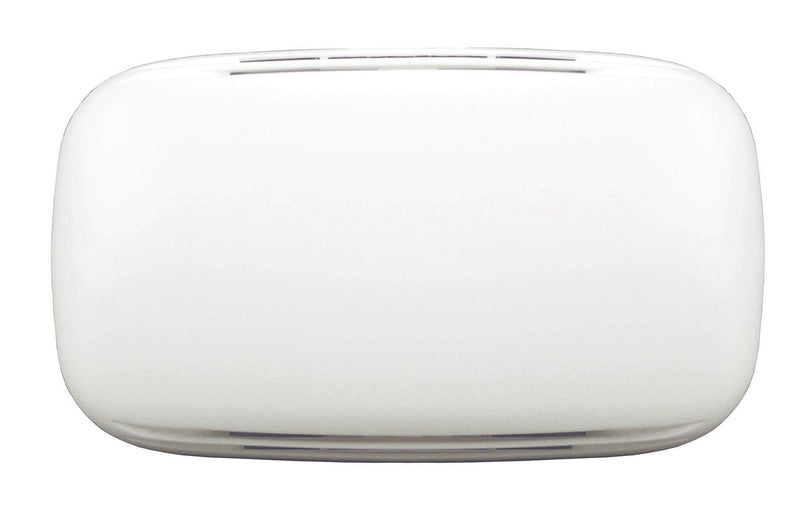 Heath Zenith SL-2735 35/M Wired Door Chime with Sleek Modern Design Cover, White, 8.86" W x 1.61" D x 5.39" H