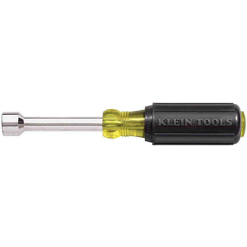 Klein Tools 630-9/16 9/16-Inch Hollow Shaft Nut Driver 4-Inch Shaft , Black , 3-Inch Shaft 9/16-Inch Tip