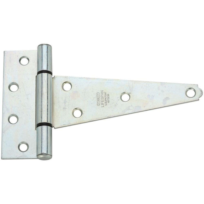 National Hardware N129-189 V286 Extra Heavy T Hinges in Zinc plated, 2 pack 6 Inch