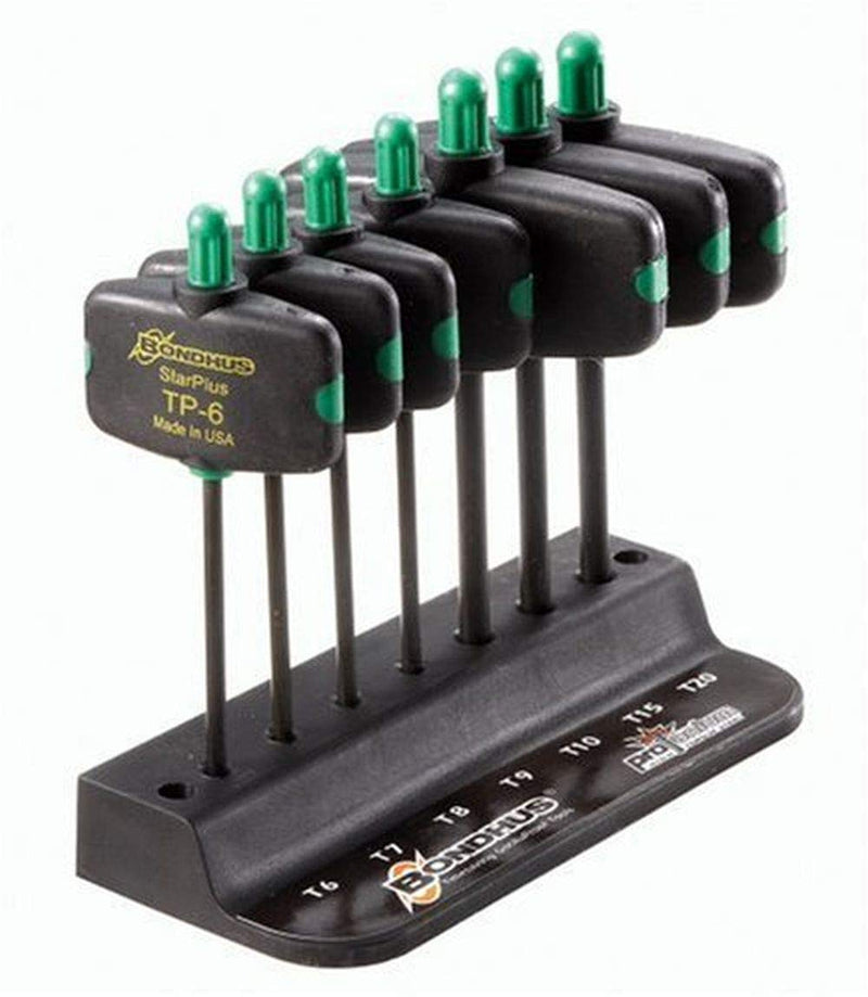 Bondhus 34745 Set of 7 Star Wingdriver Tools, sizes T6-T20 One Size