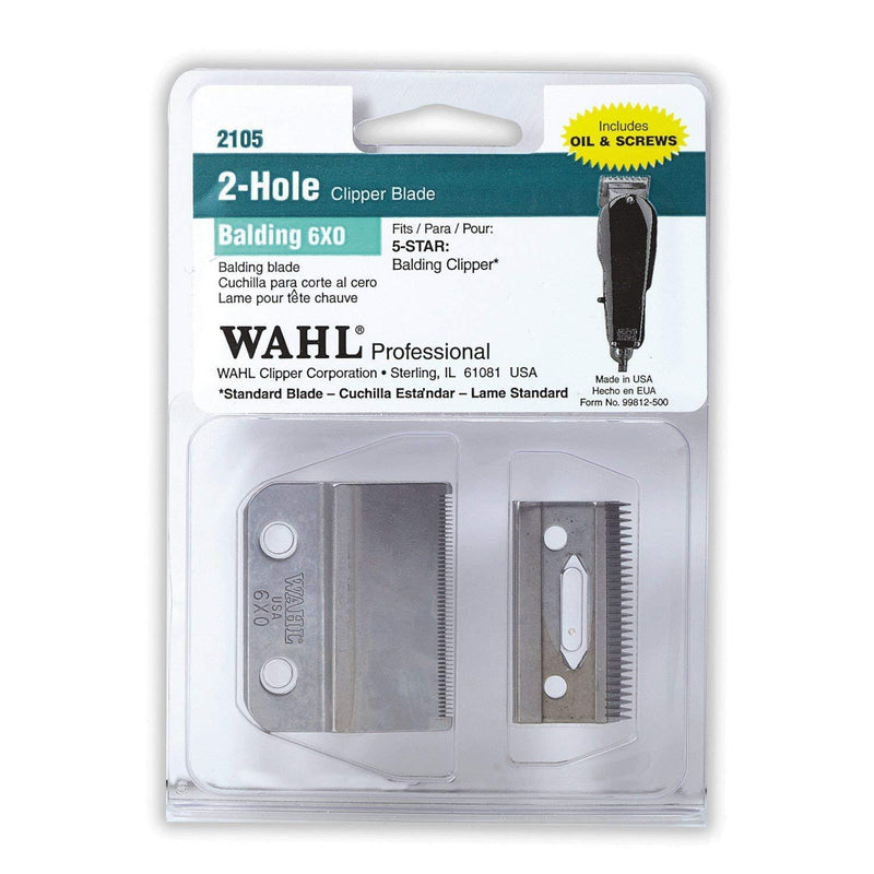 Wahl Professional Balding 6X0 Clipper Blade, Silver, 1 Count