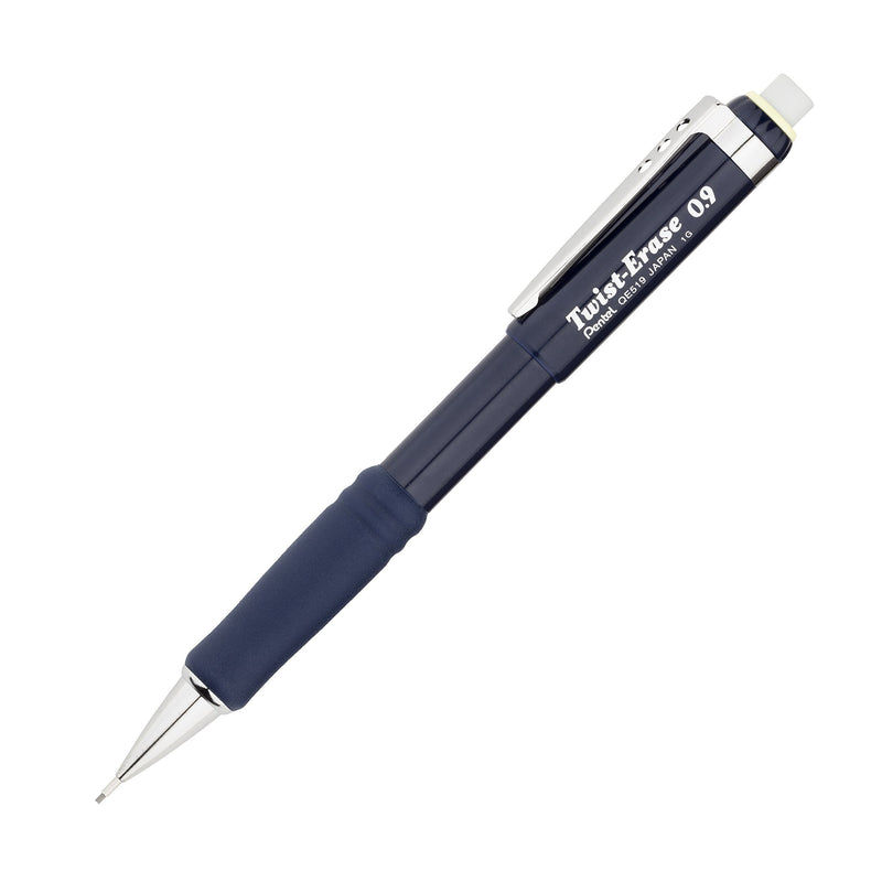 Pentel Automatic Pencil with Twist Eraser, 0.9 mm, Blue (PENQE519C) 1