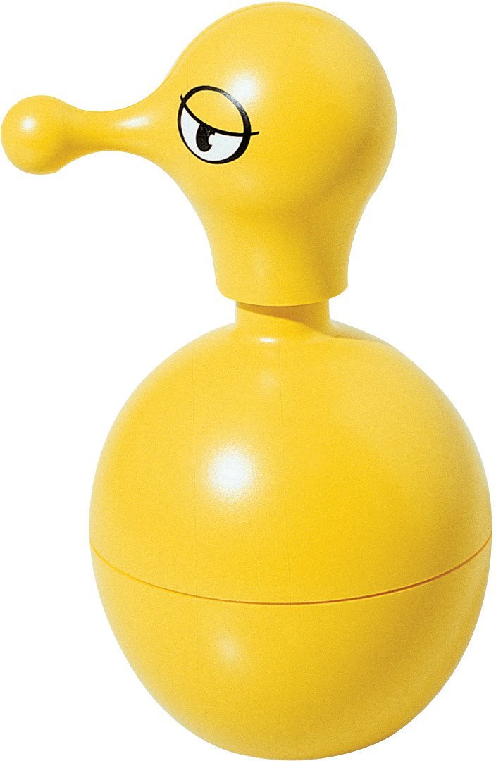 Alessi | Mr. Cold AMGI01 Y - Design Refillable Liquid Soap Dispenser in Thermoplastic Resin, Yellow