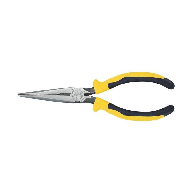 Klein Tools J203-7 Pliers, Long Nose Side-Cutters, 7-Inch, Yellow/Black, Small