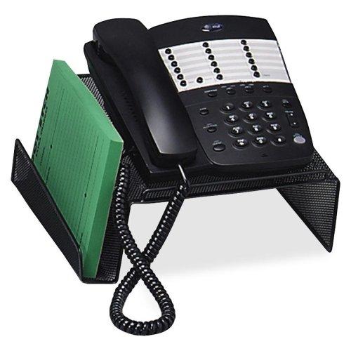 Sparco Products Phone Stand, Steel Mesh, 10-1/2"Wx10-1/4"Dx4-1/4"H, Black