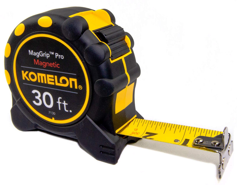 Komelon 7130 Monster Maggrip 30' Measuring Tape with Magnetic End 30ft - Blade