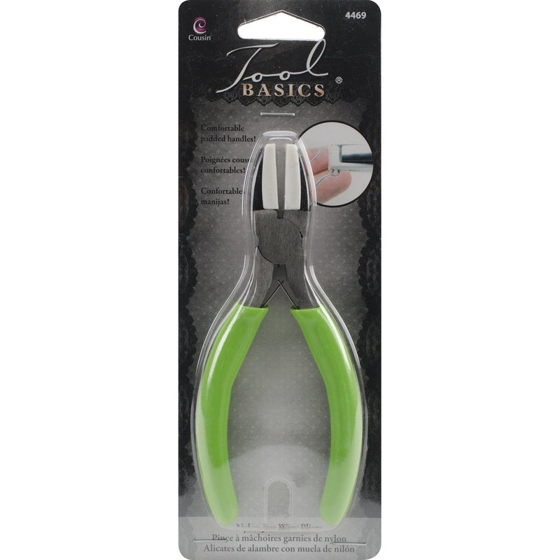 4469 Cousin Nylon Jaw Craft and Jewelry Pliers Green 5 1/2" 1 5 1/2"