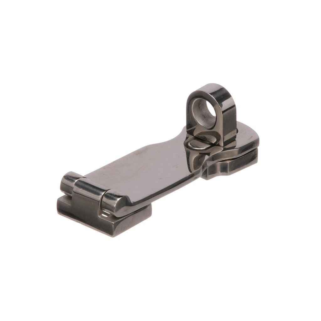 Seachoice Marine-Grade Safety Hasp w/Swivel Eye, Polished 316 Stainless Steel, 3 in. X 1-1/4 in.