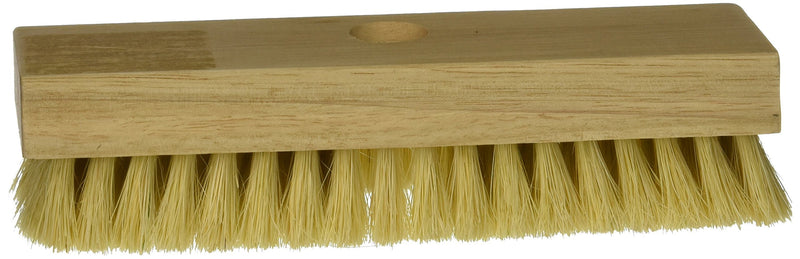 DQB Industries 11643 Dqb Heavy Duty Acid Brush, Tampico Fiber Bristle Trim, Hardwood Handle, 8" x 1-1/16"