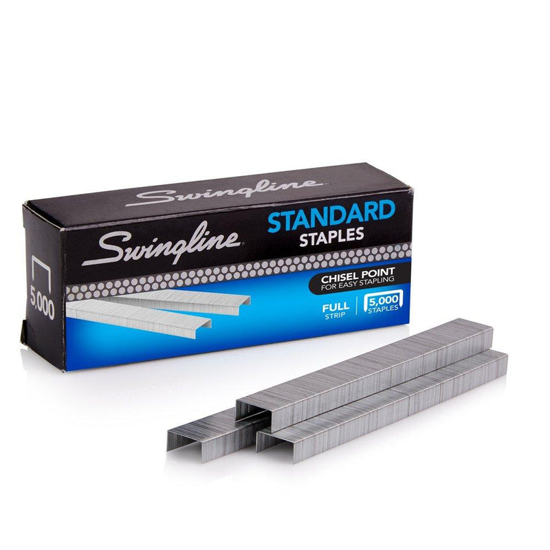 Swingline SWI79350 Standard Staples, 210/Strip, 5000/Box, Silver 1 Pack-5000/Box