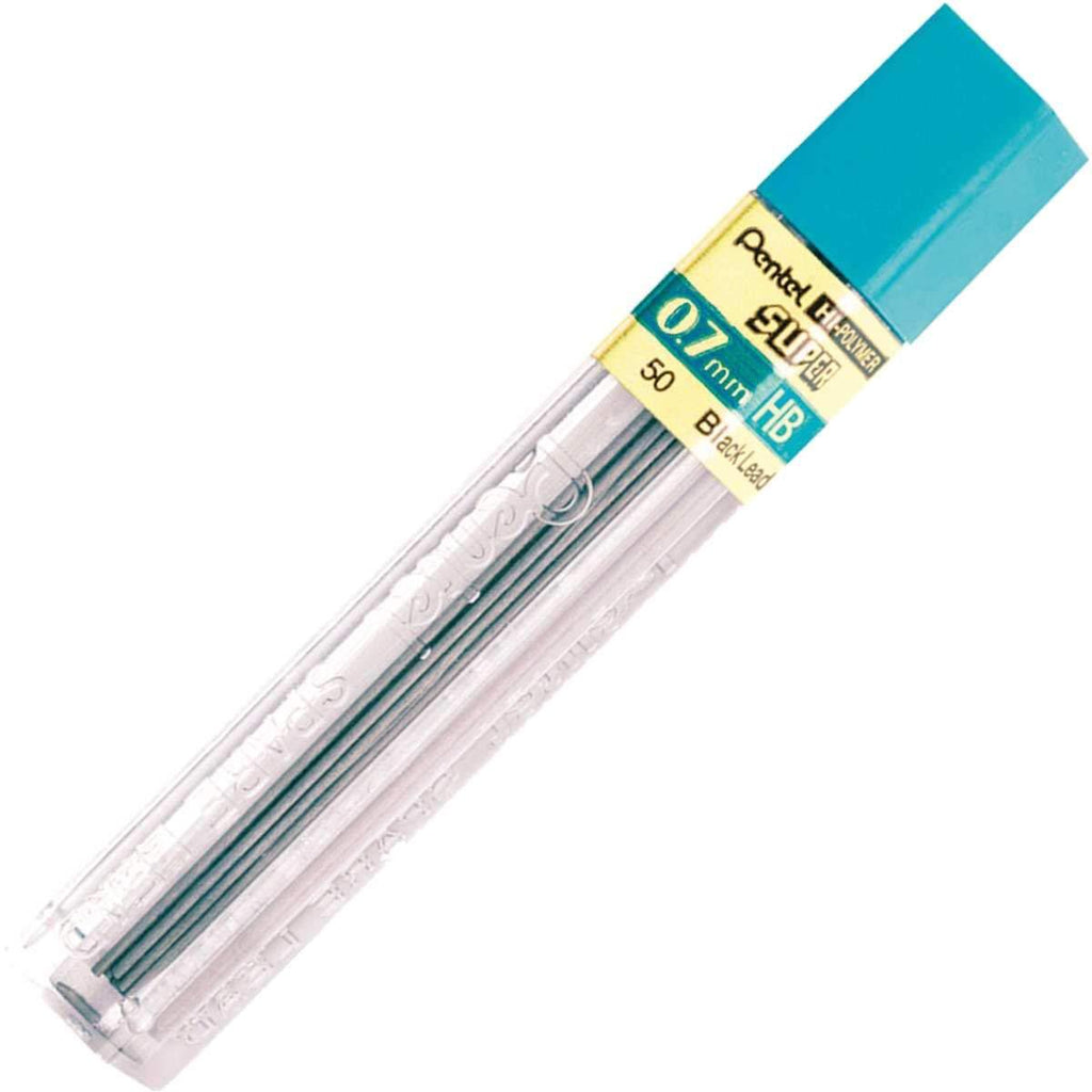 Pentel Super Hi-Polymer Lead Refill, 0.7mm Medium, HB, 12 Pieces of Lead 12 x HB 0.7mm Single