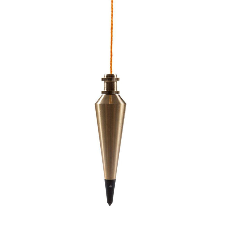Swanson Tool Co PB008B 8 ounce Brass Plumb Bob with String 8oz