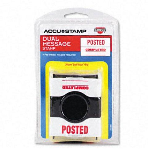 COS032885 STAMP,MSG,DUAL,POSTED/COMPLETE