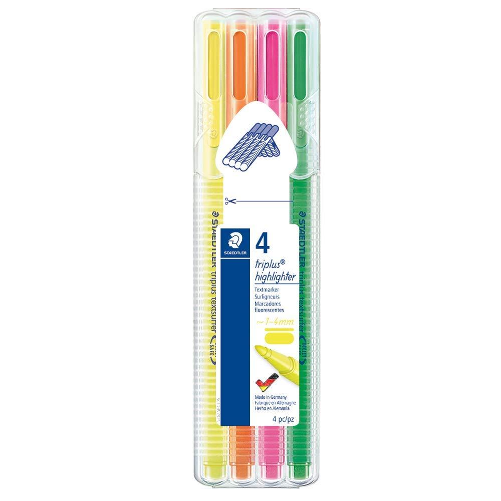 Staedtler Triplus Textsurfer Highlighter, 4 Color Set (362 SB4)