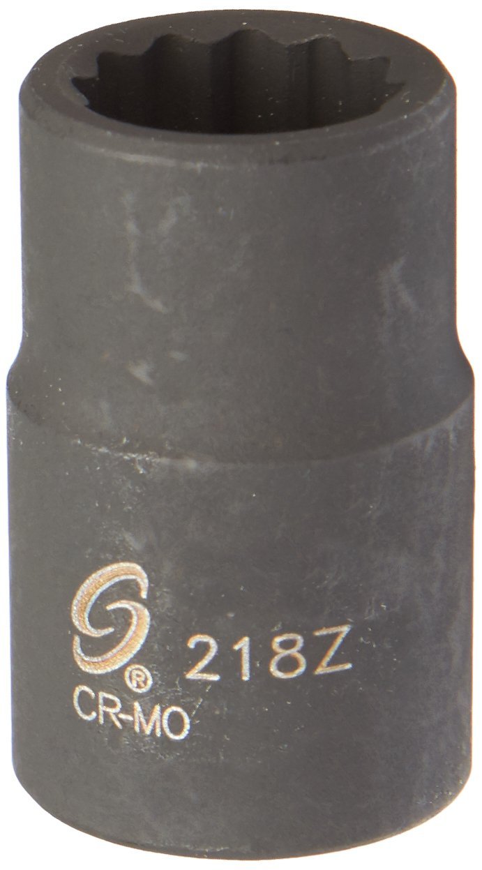 Sunex 218z 1/2-Inch Drive 9/16-Inch 12-Point Impact Socket