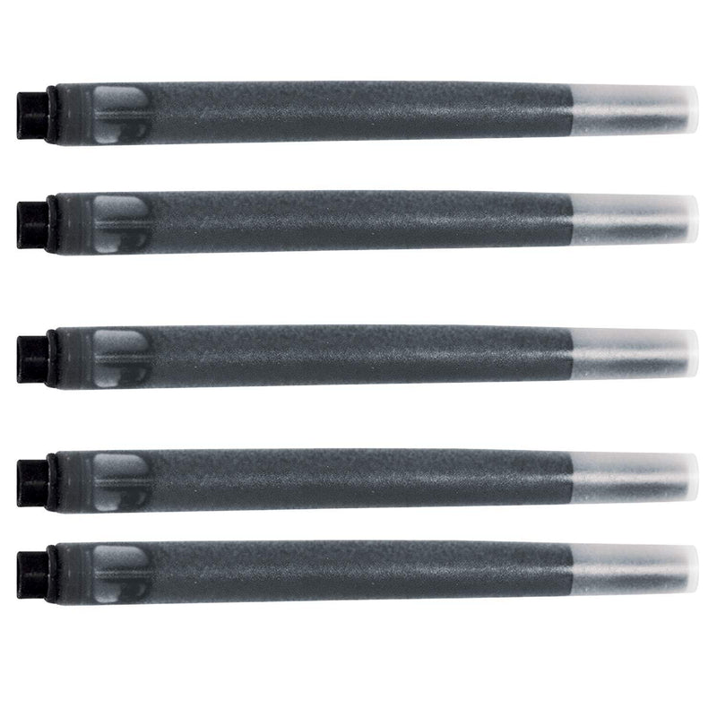 Parker S0116210 Quink Fountain Pen Refills, Long Cartridges Box of 5