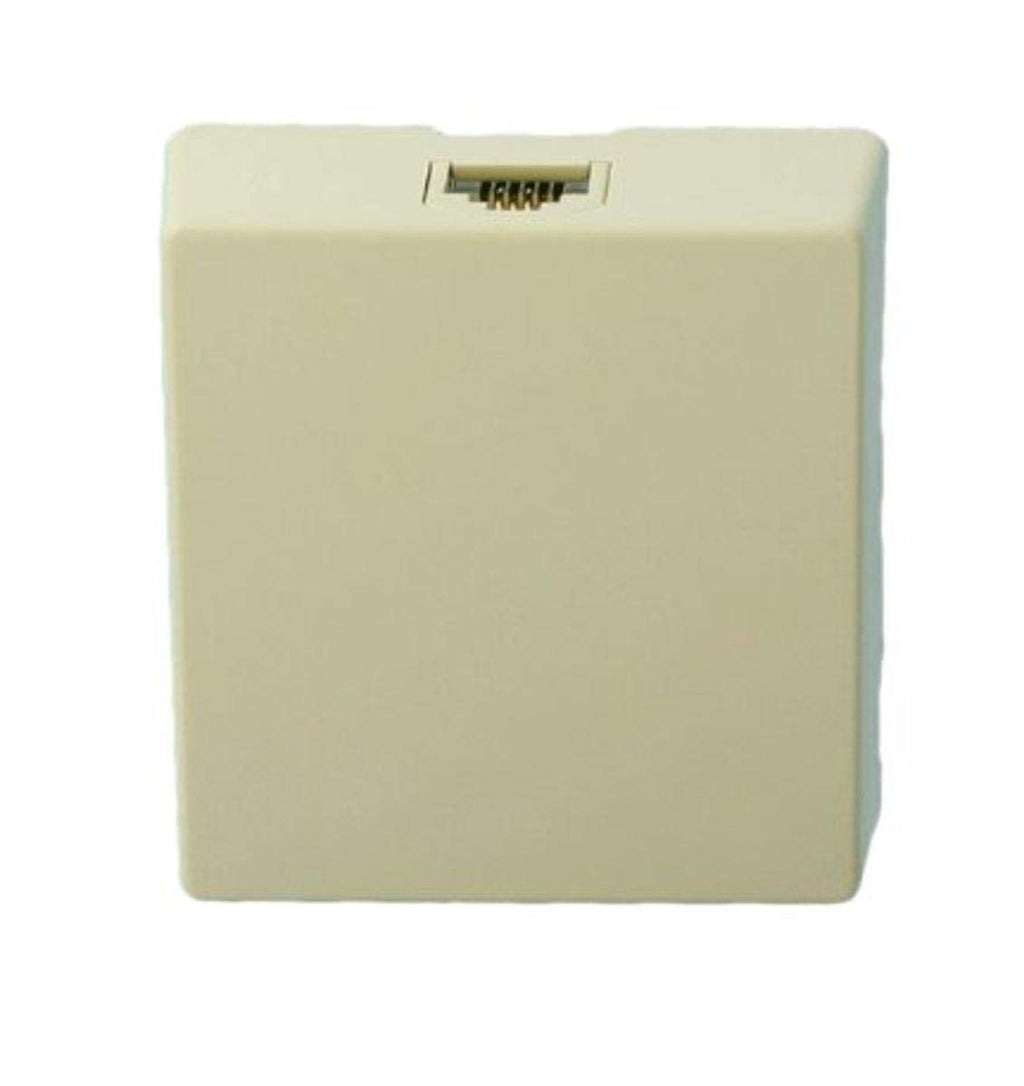 Leviton 4625A-24I 6P4C Screw Terminal, Type 625A2 Surface Mount Jack, Ivory