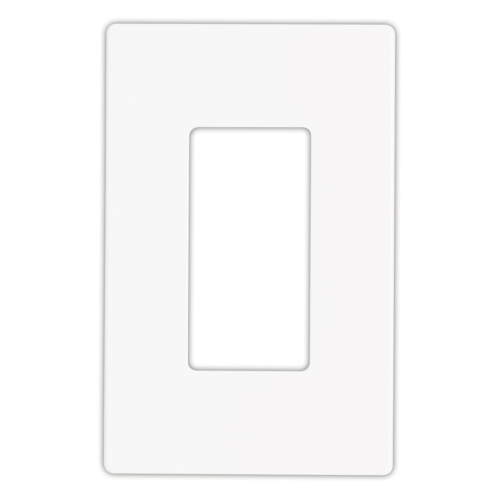 EATON Wiring 9521WS Aspire Screwless Wallplate, 1-Gang, White Satin