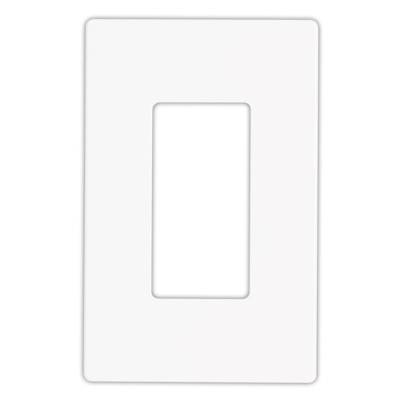 EATON Wiring 9521WS Aspire Screwless Wallplate, 1-Gang, White Satin