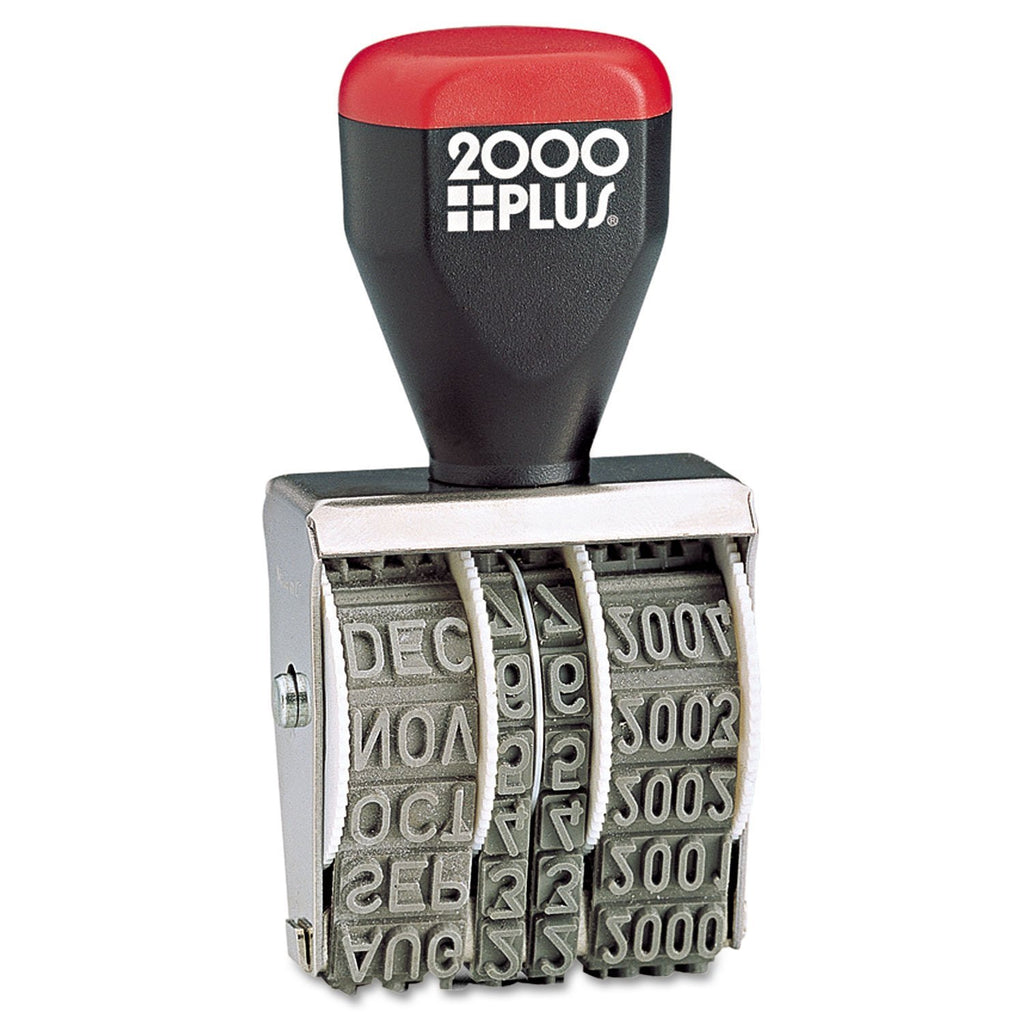 2000 Plus Traditional Date Stamp, Six Years, 1 3/8 X 3/16-Inch, Size 2 Dater (012731)