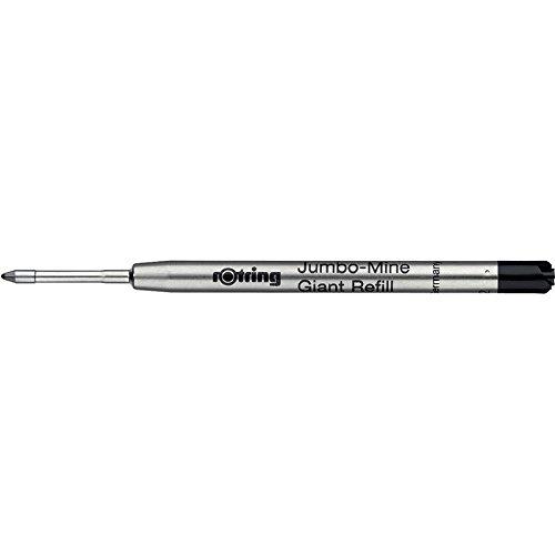 Rotring Ball Pen Refill Medium Tip - Black (Pack of 1)