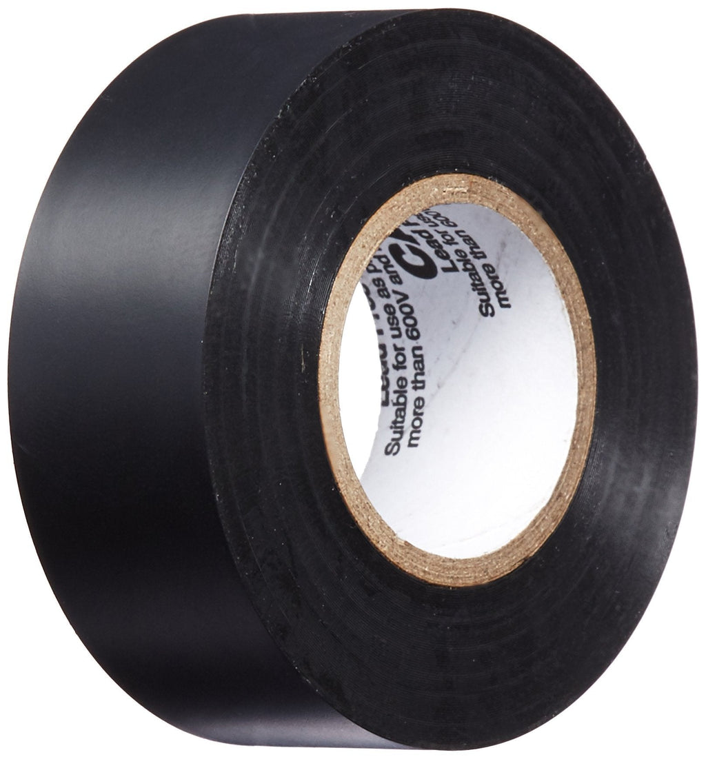 Calterm 49305 Electrical Tape, ¾ in x 30 ft, Durable, Easy-Wrap, Flame Retardant, Black