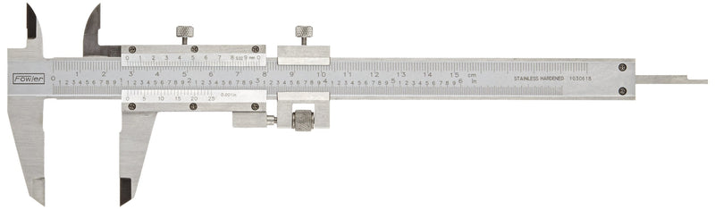 Fowler 52-058-016-0, Vernier Caliper with 0-6"/150mm Measuring Range 6 inches 0.001 52-058-016-0
